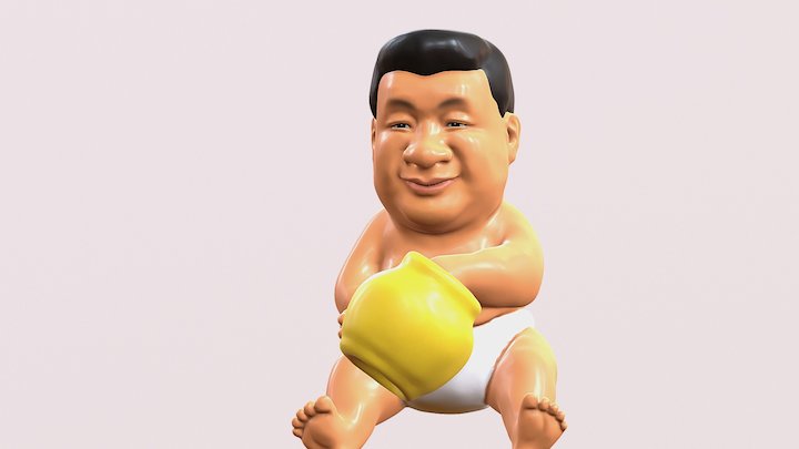 President Baby X 3D Model
