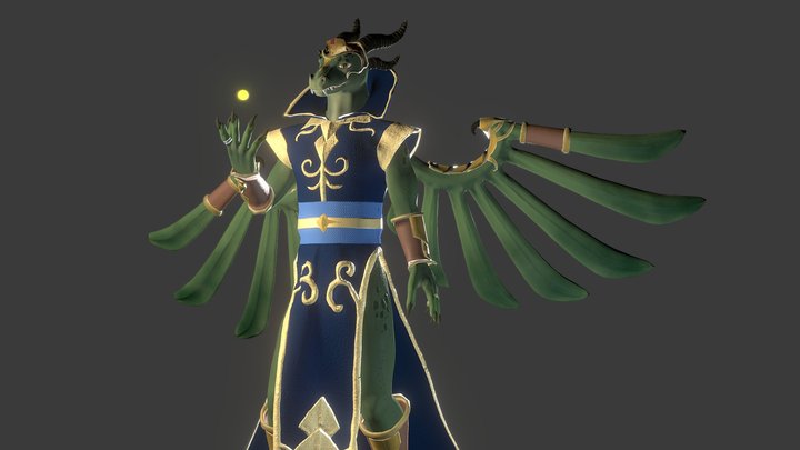 Royal dragon 3D Model
