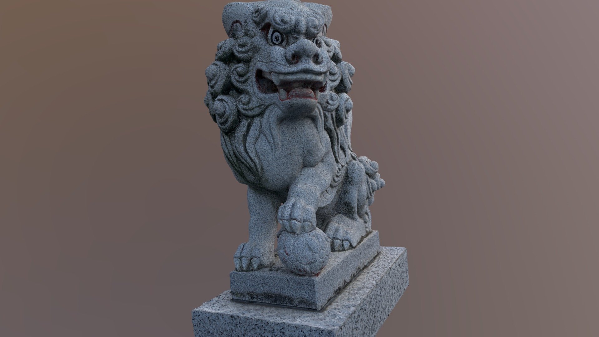 亀戸浅間神社の狛犬 - Download Free 3D model by okajima (@okajima