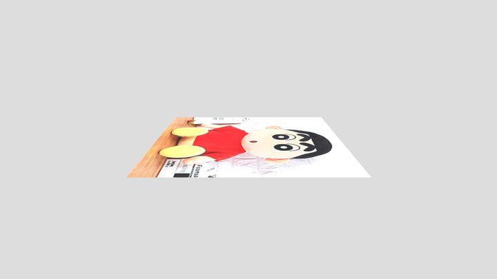 Shinchan Soft Toy 3D Model