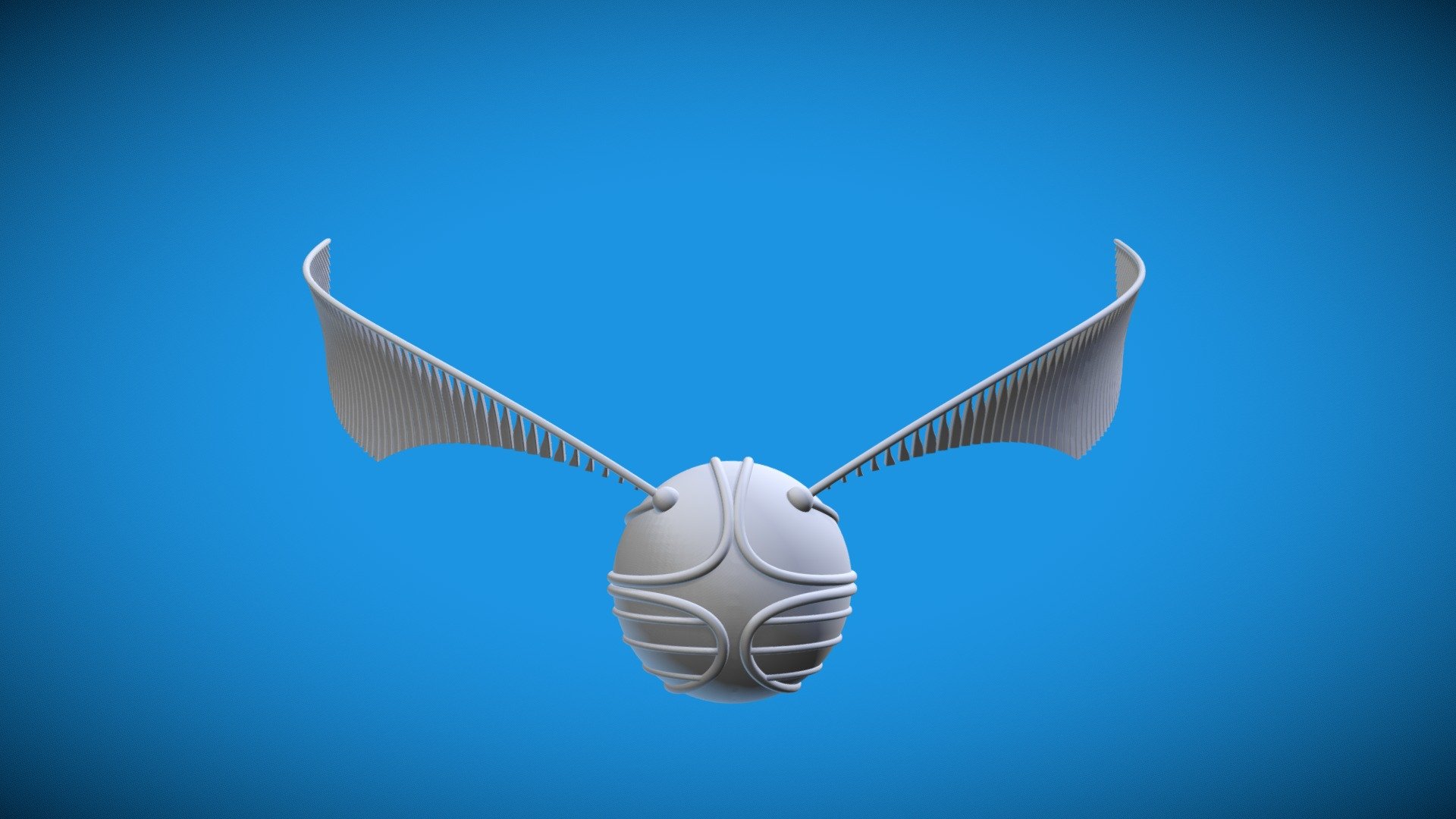 Harry Potter Wing Ball 3D model by Sherif Beshr (SherifBeshr