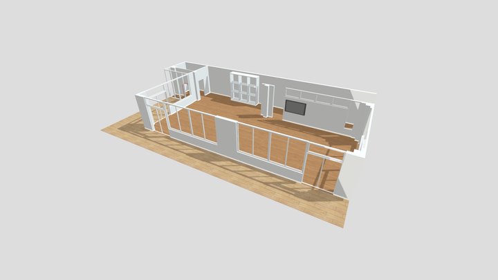 幼稚園改修工事 3D Model