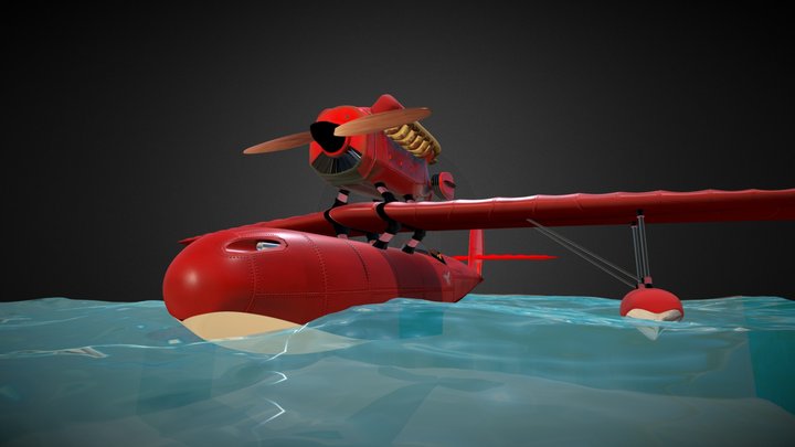 Flying Pig 3D Model