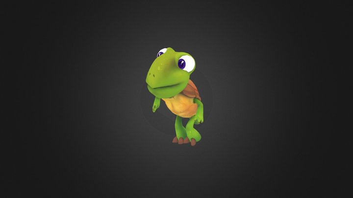 Stylized turtle 3D Model