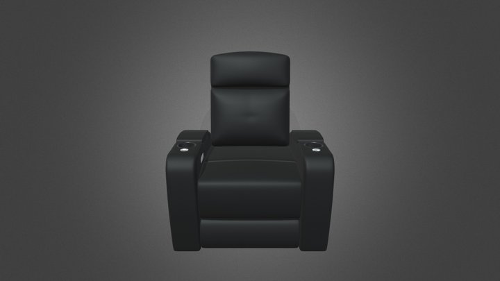 Verona Home Theater Seating 3D Model