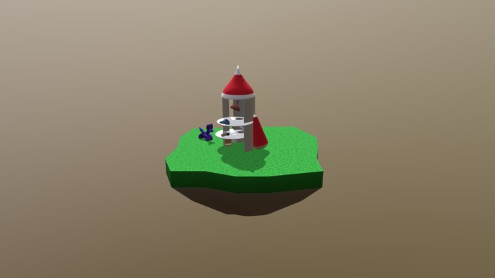 Modern Style Curiosity Shop 3D Model