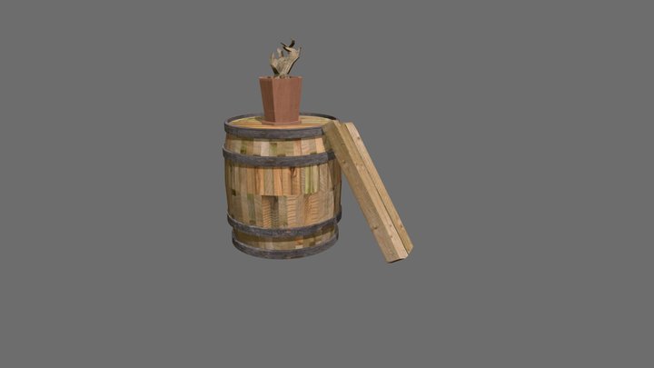 SM_3SimplePropsfbx 3D Model