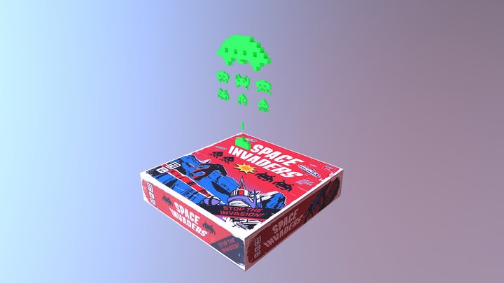 space invaders 3D Model
