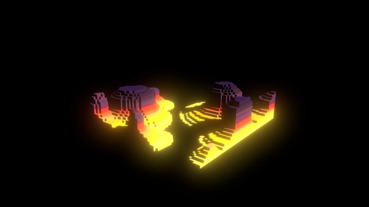 voxel canyon 3D Model