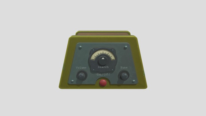 Radio Low 3D Model