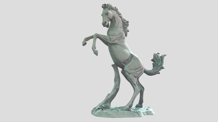 Horse Sculpture 3D Model
