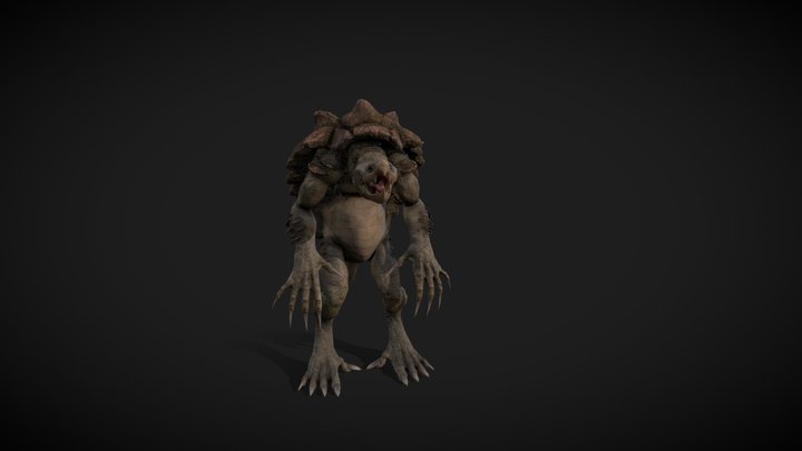 ARPG Creature the Barrg 3D Model