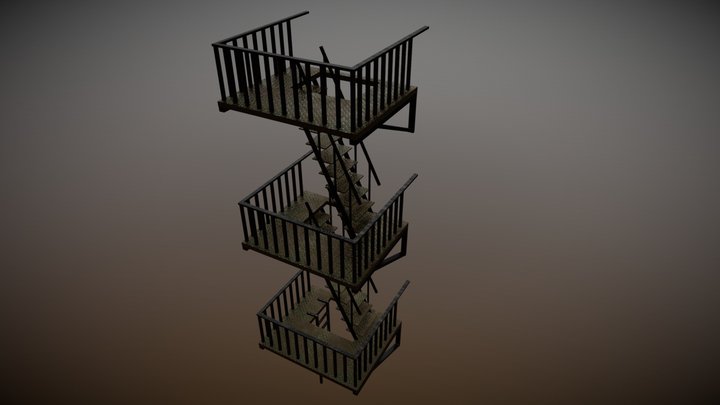 scaling-ladder 3D Model