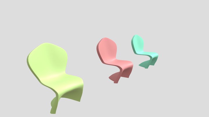 Modernist Chairs 3D Model