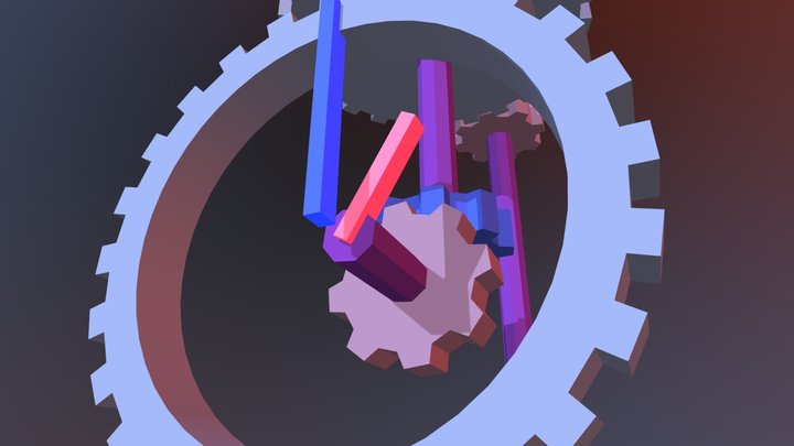 Gear animation 3D Model