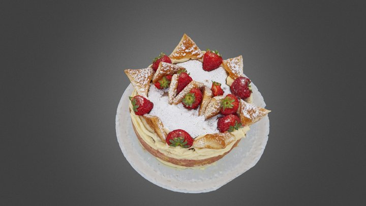 Torta Diplomatica 3D Model