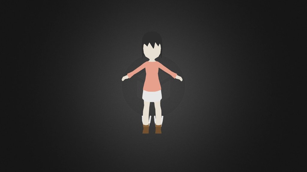 Girl with running shoes