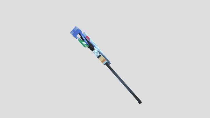 Junker Queen Axe Model -Blockbench- 3D Model