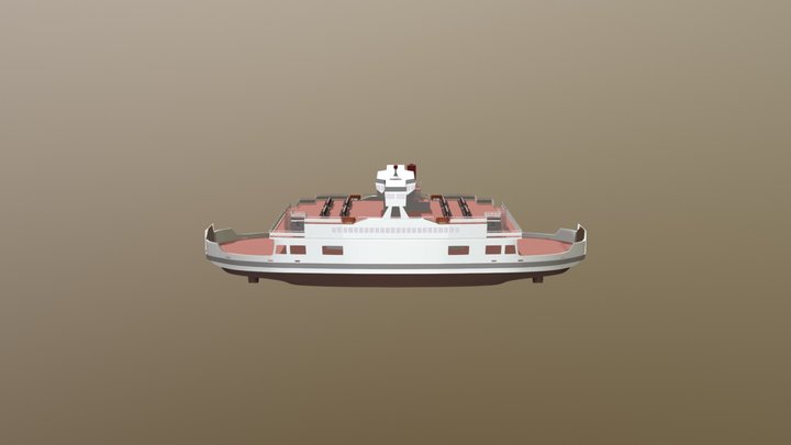 Sample Ferry 3D Model