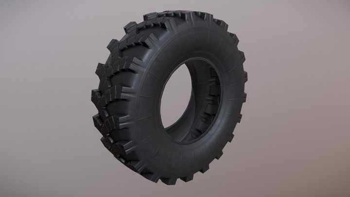 Kamaz tire 3D Model
