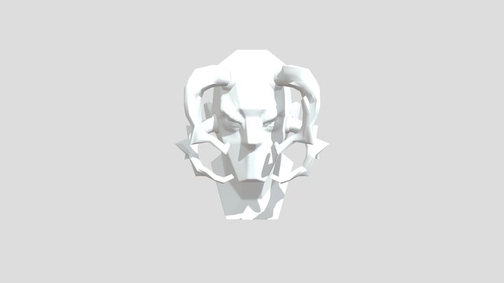 Monster head 2 3D Model