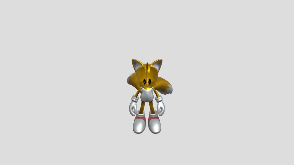 SONIC 06: Tails_throw and idle (NO FACE)
