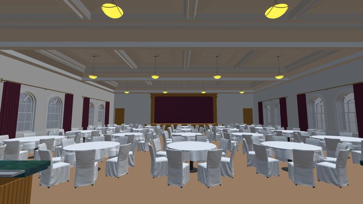 St Joseph Auditorium 3D Model