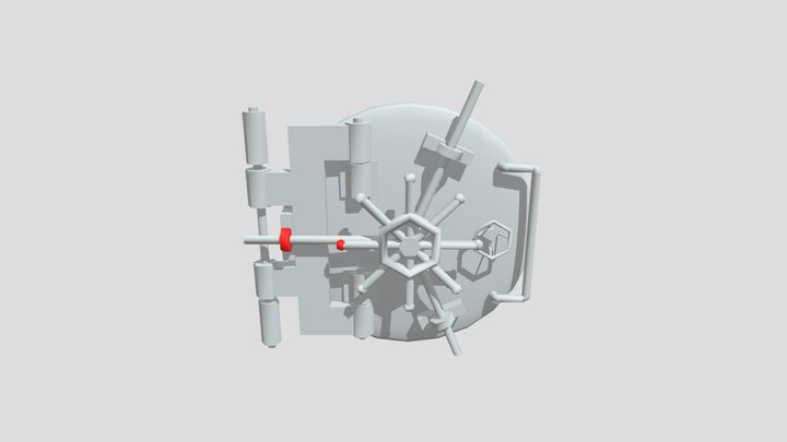 Vault Door 3D Model