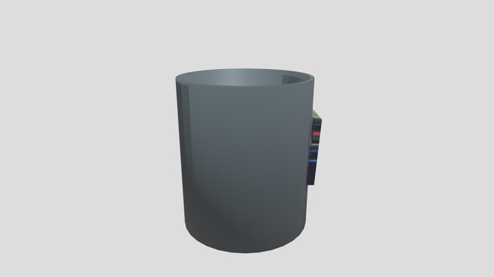 Kakashi-hatake-mug-naruto-anime-3d-model 3D Model