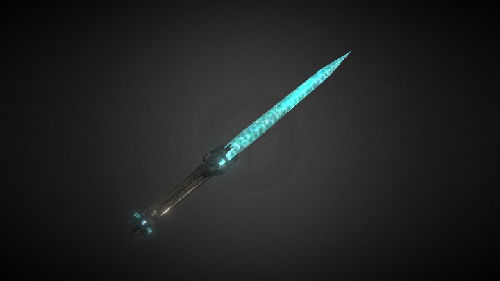 Skyrim - Ayleid Crystal Saber 3D Model