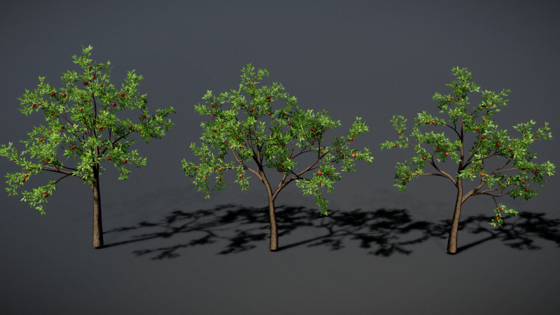 Apple Tree Collection - Buy Royalty Free 3D Model By Jagobo [f5a415d ...