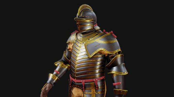 Old king armor 3D Model