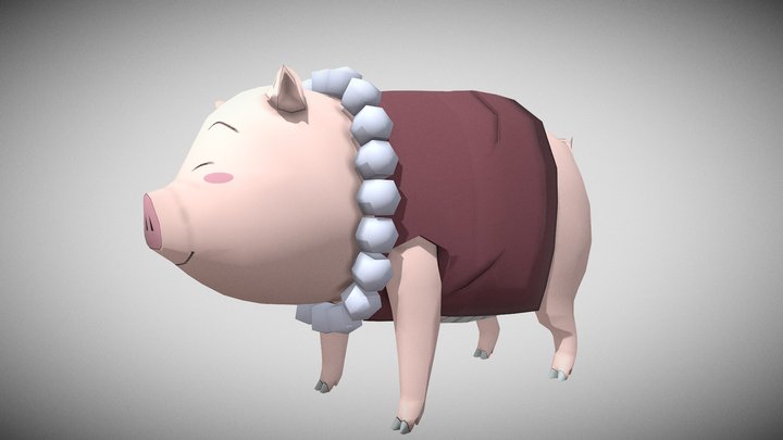 Tonton — Naruto Roblox Game 3D Model