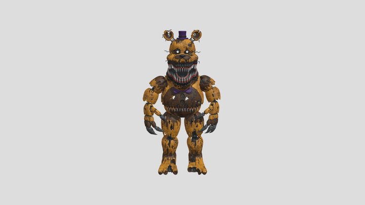 Nightmare_Fred_Bear_And_Nightmare_V3_By_Failz 3D Model