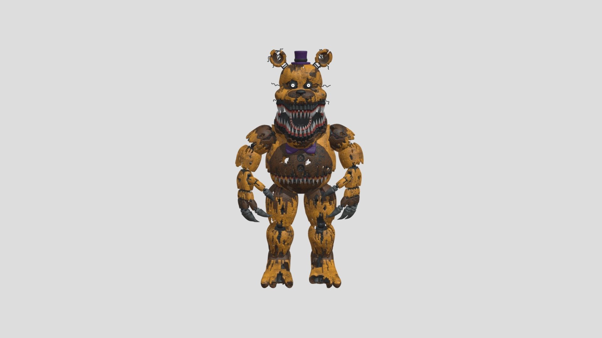 Nightmare_Fred_Bear_And_Nightmare_V3_By_Failz - 3D model by mate ...
