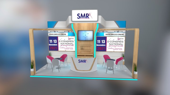 SMR21 3D E-Stand 3D Model