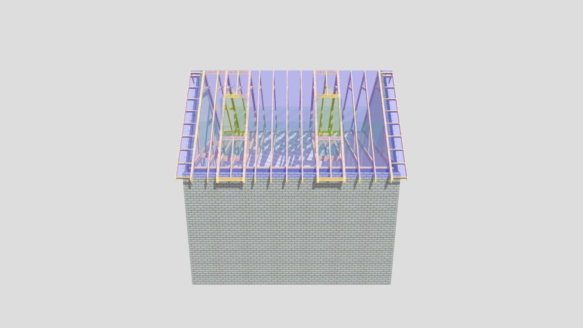 P12661B, Garage roof layout