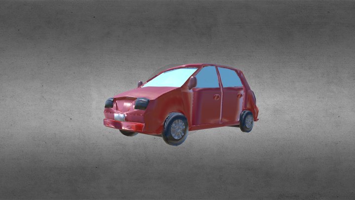 Hyundai Atos en Blender 3D Model