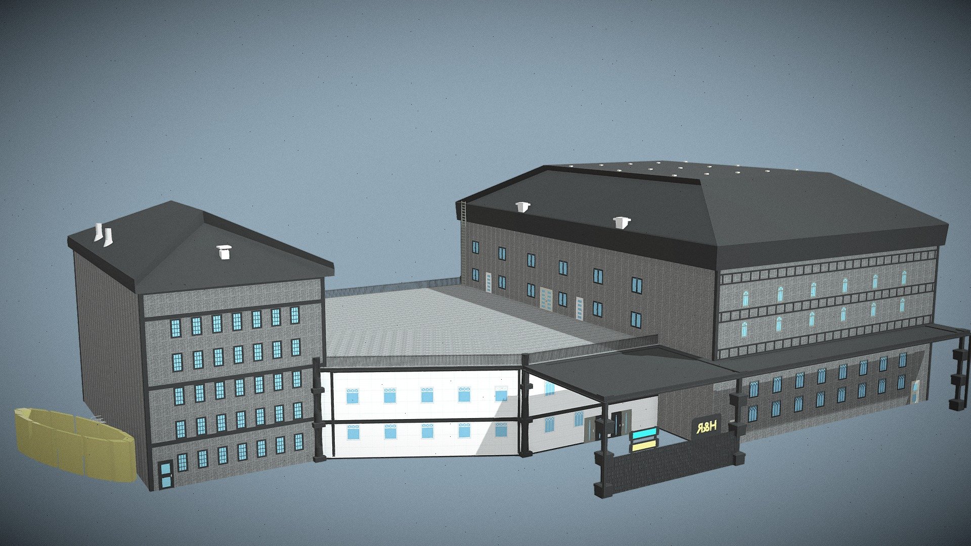 Hotel - Download Free 3D model by hnanw [f5a8784] - Sketchfab