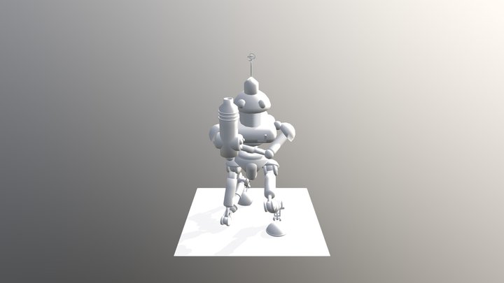 3ds Max Robot 3D Model