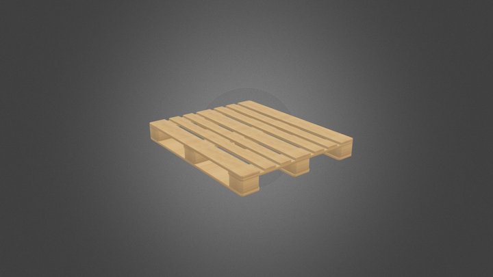 Wood Pallet 3D Model