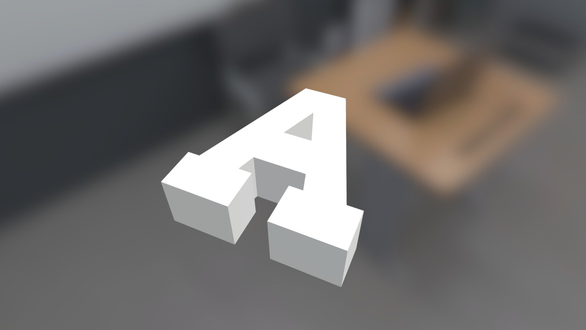 Letter A for 3D printing