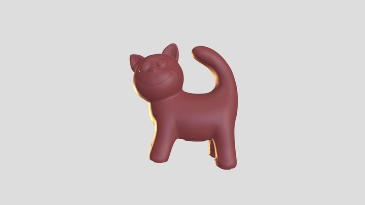 Kot skarbonka 3D Model