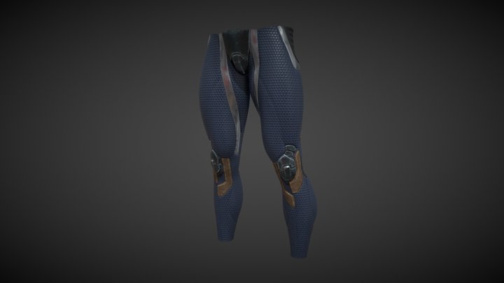 Sci-Fi Underarmour - Lower 3D Model