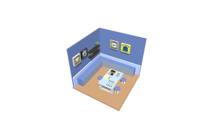 Ruangan 3 3D Model