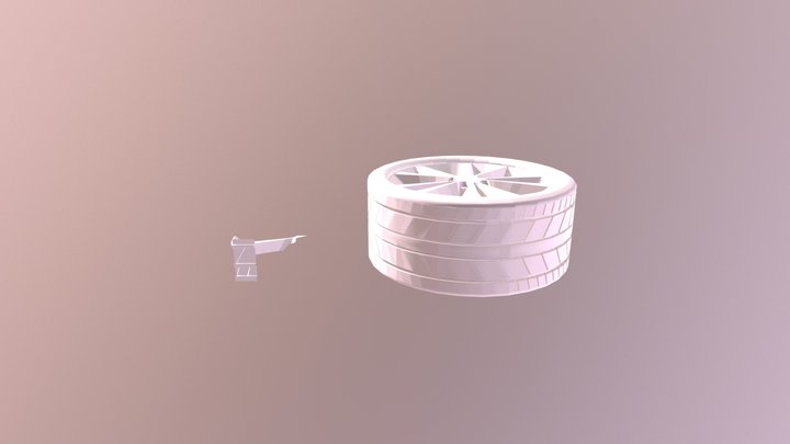 Car Tire 01 3D Model