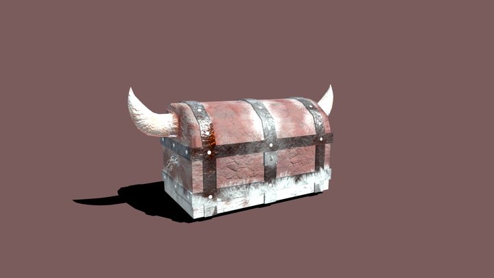 Treasure Chest 3D Model