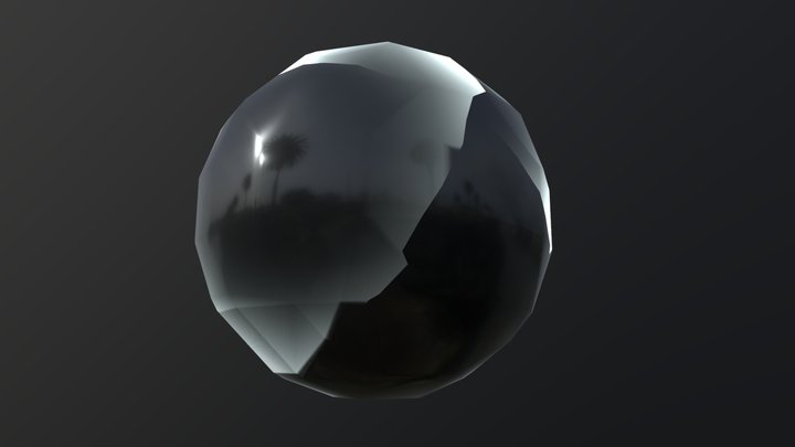 Iron Ball | Glass Looking 3D Model