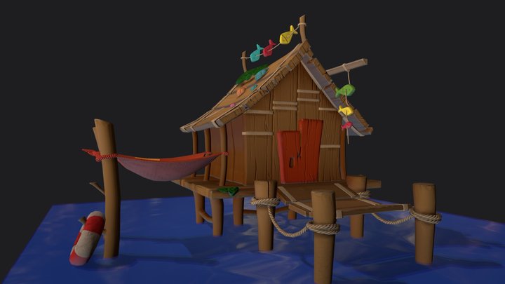 Fisherman's house 3D Model