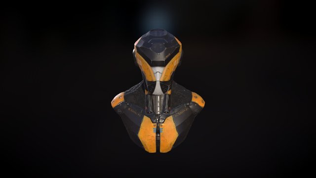 HardSurface SIFI Head 3D Model